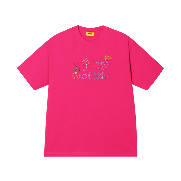 DONCARE(AFGK) “Rhinestone star logo tee”