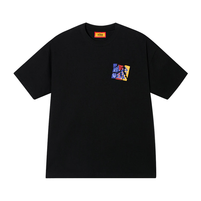 DONCARE(AFGK) “Embroidered broken logo tee”