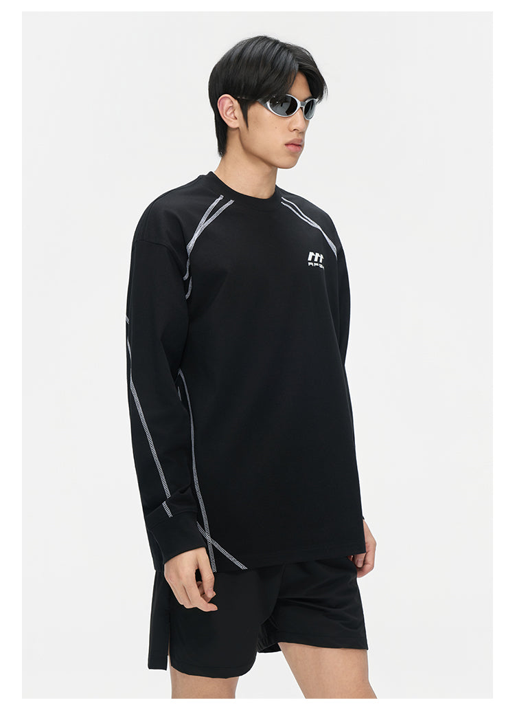 (AFGK) "Contour Stitch Quick-Dry Long Sleeve"