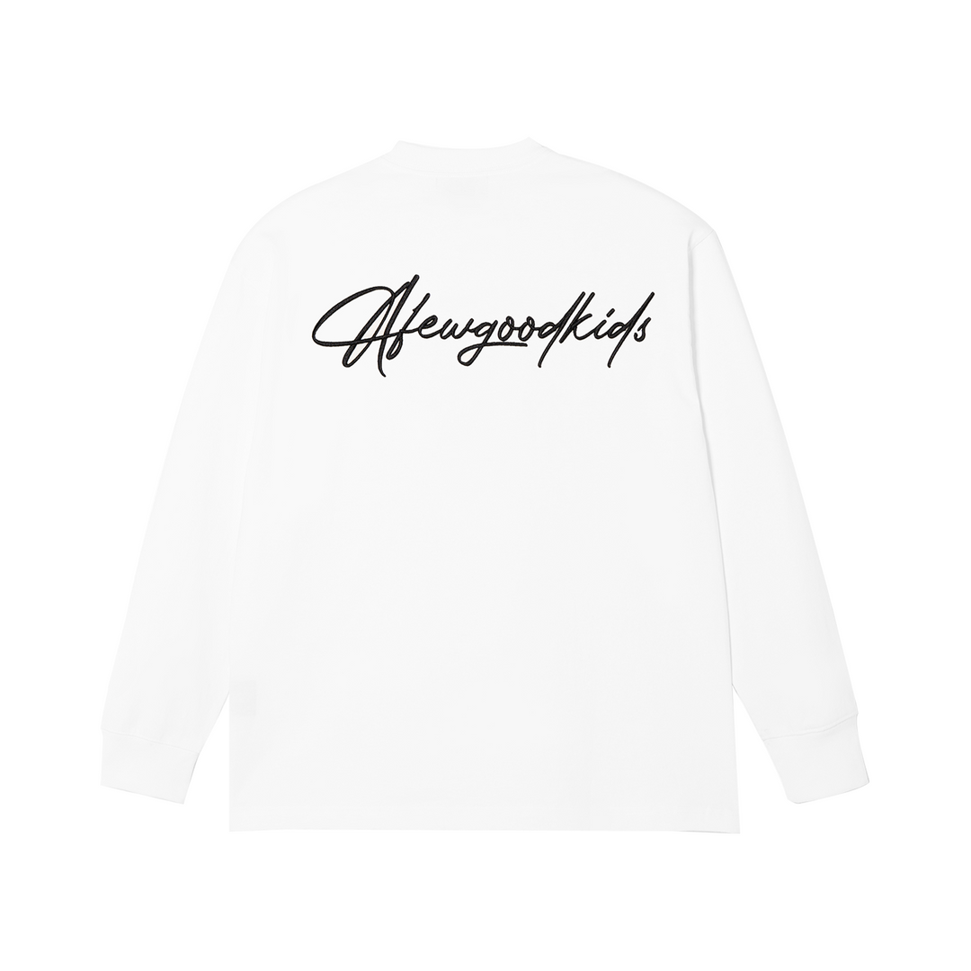 (AFGK) "Script Logo Long-Sleeve T-Shirt"