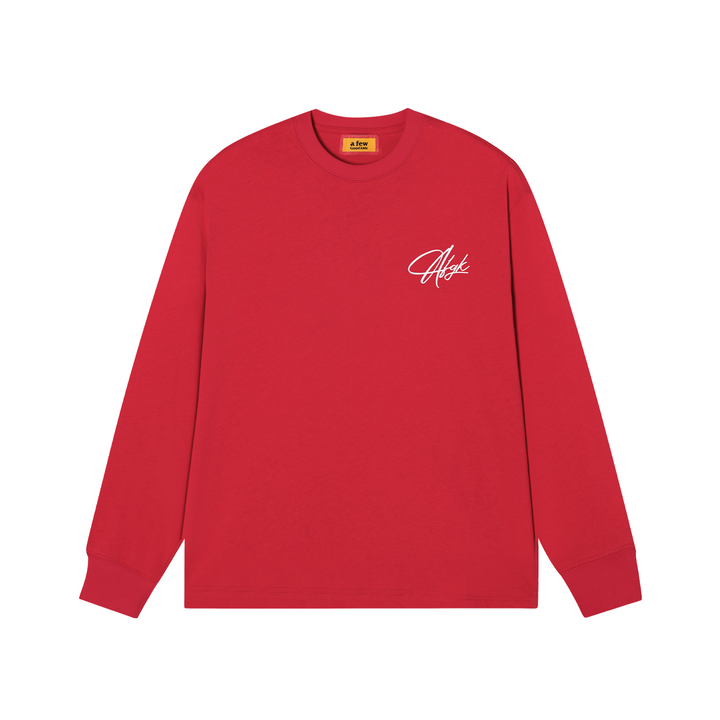 (AFGK) "Script Logo Long-Sleeve T-Shirt"