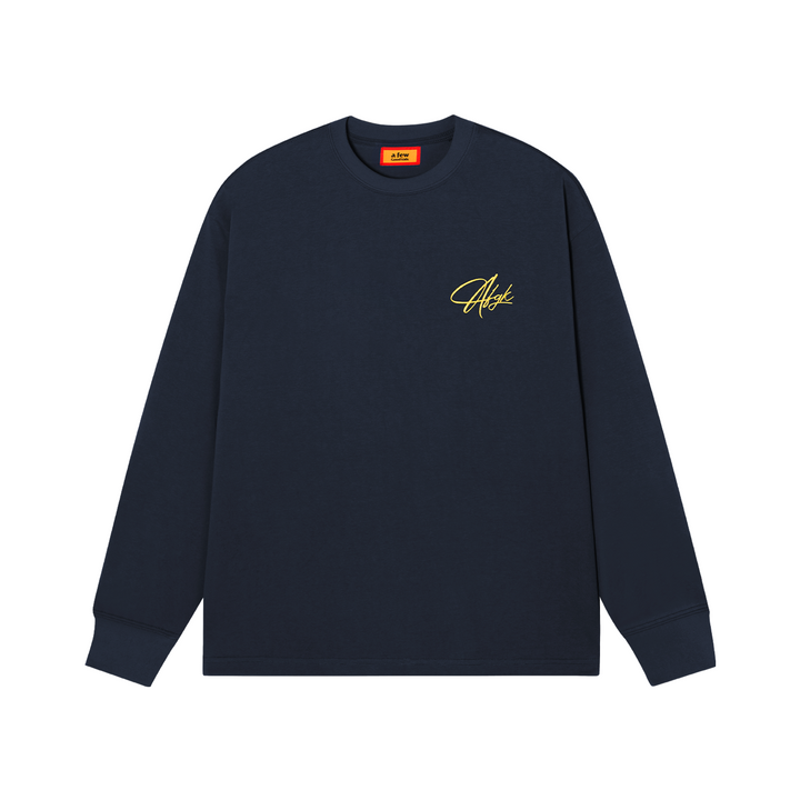 (AFGK) "Script Logo Long-Sleeve T-Shirt"