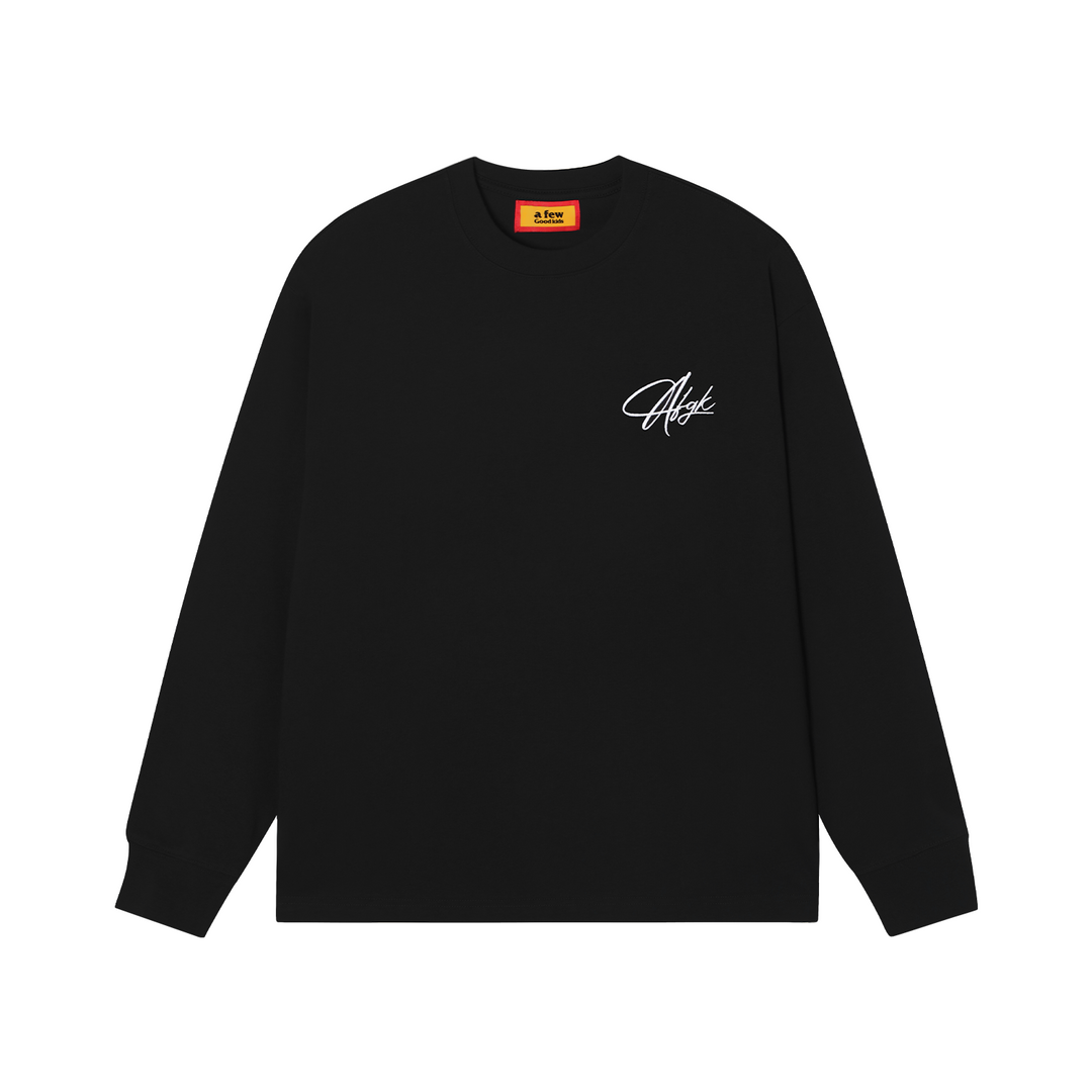 (AFGK) "Script Logo Long-Sleeve T-Shirt"