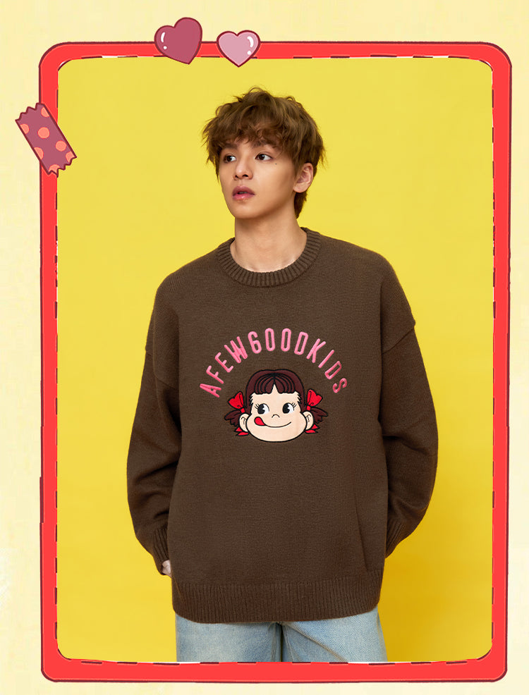 DONCARE(AFGK) "Fujiya logo sweater"