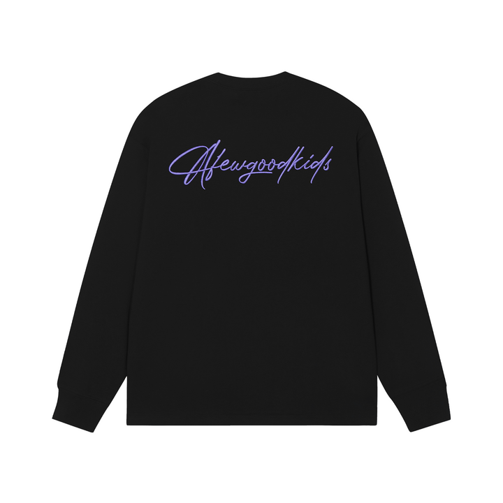(AFGK) "Script Logo Long-Sleeve T-Shirt"