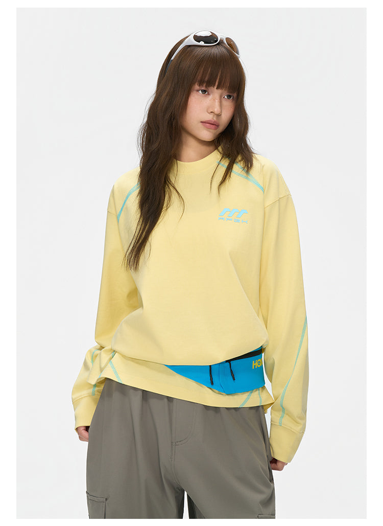 (AFGK) "Contour Stitch Quick-Dry Long Sleeve"