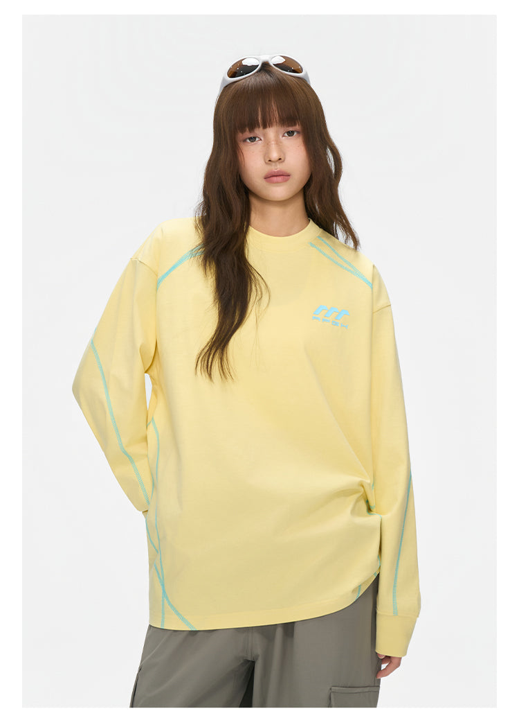 (AFGK) "Contour Stitch Quick-Dry Long Sleeve"