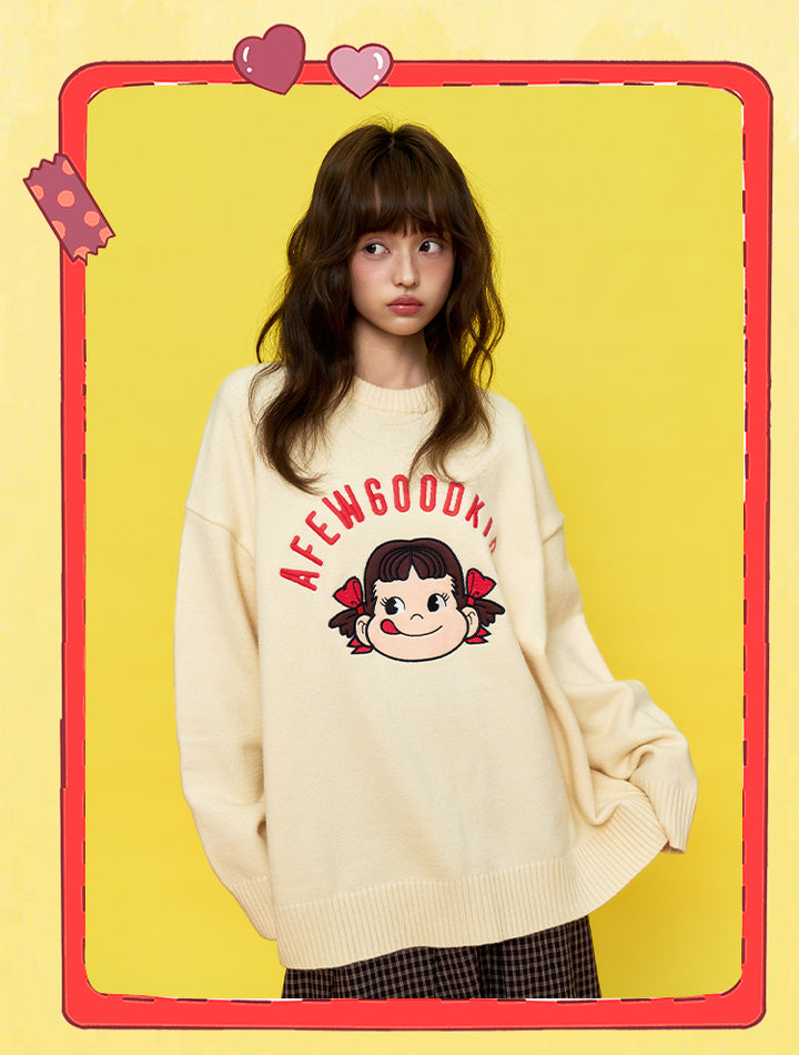 DONCARE(AFGK) "Fujiya logo sweater"