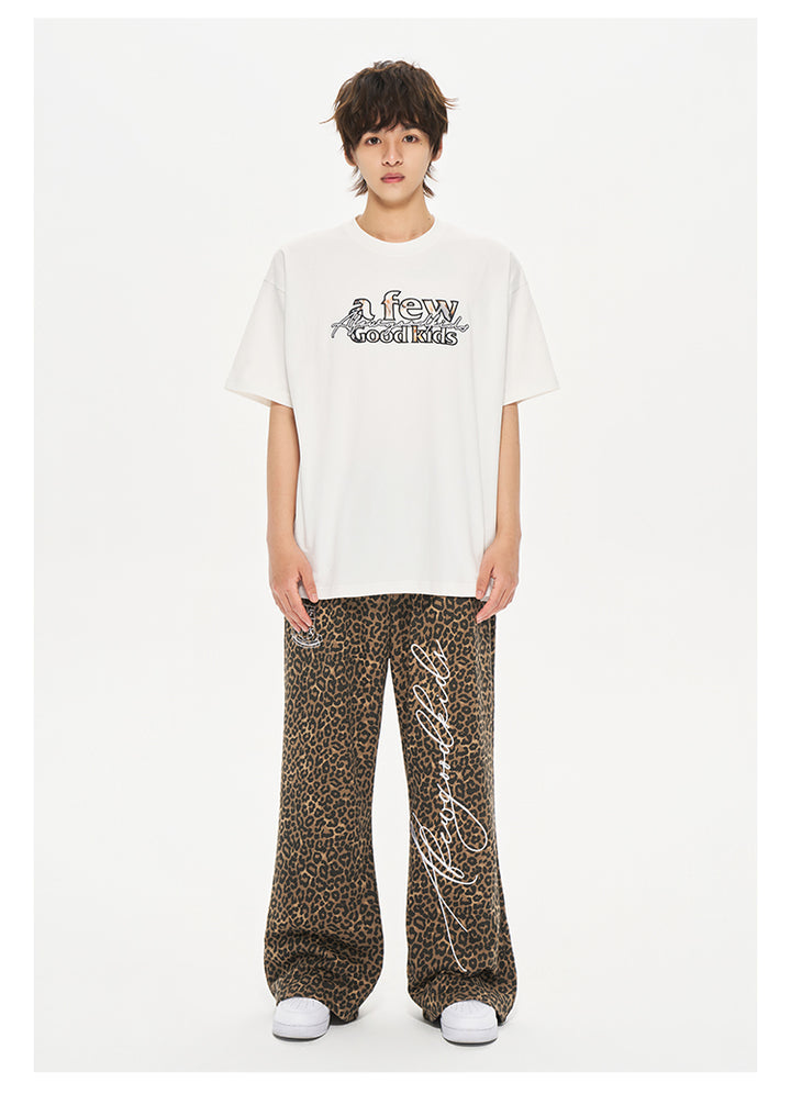 (AFGK) "Lace Flame Patch Logo T-Shirt"