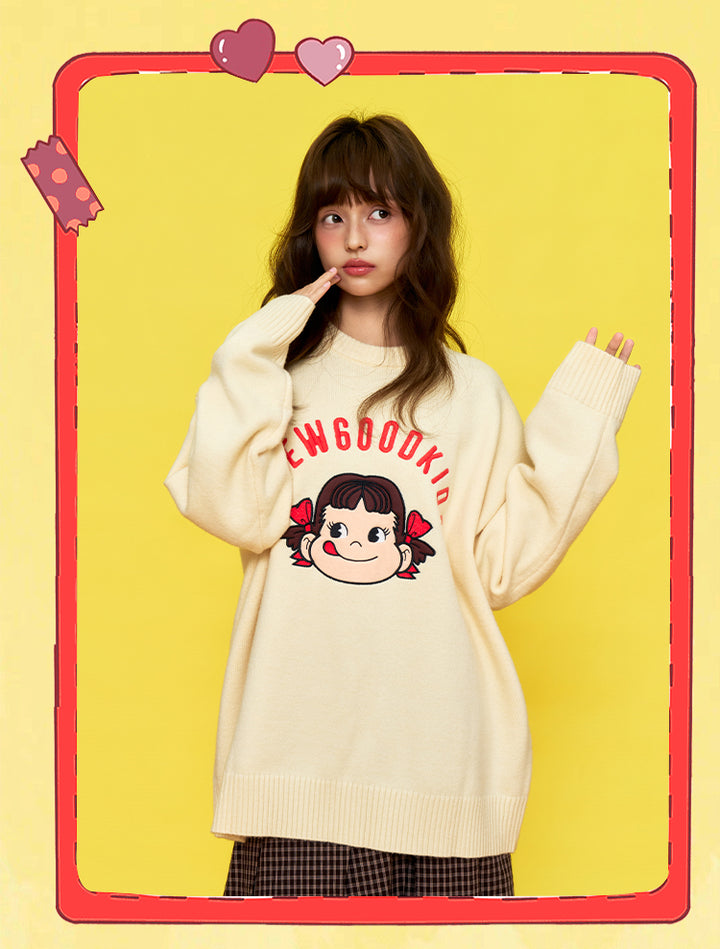 DONCARE(AFGK) "Fujiya logo sweater"