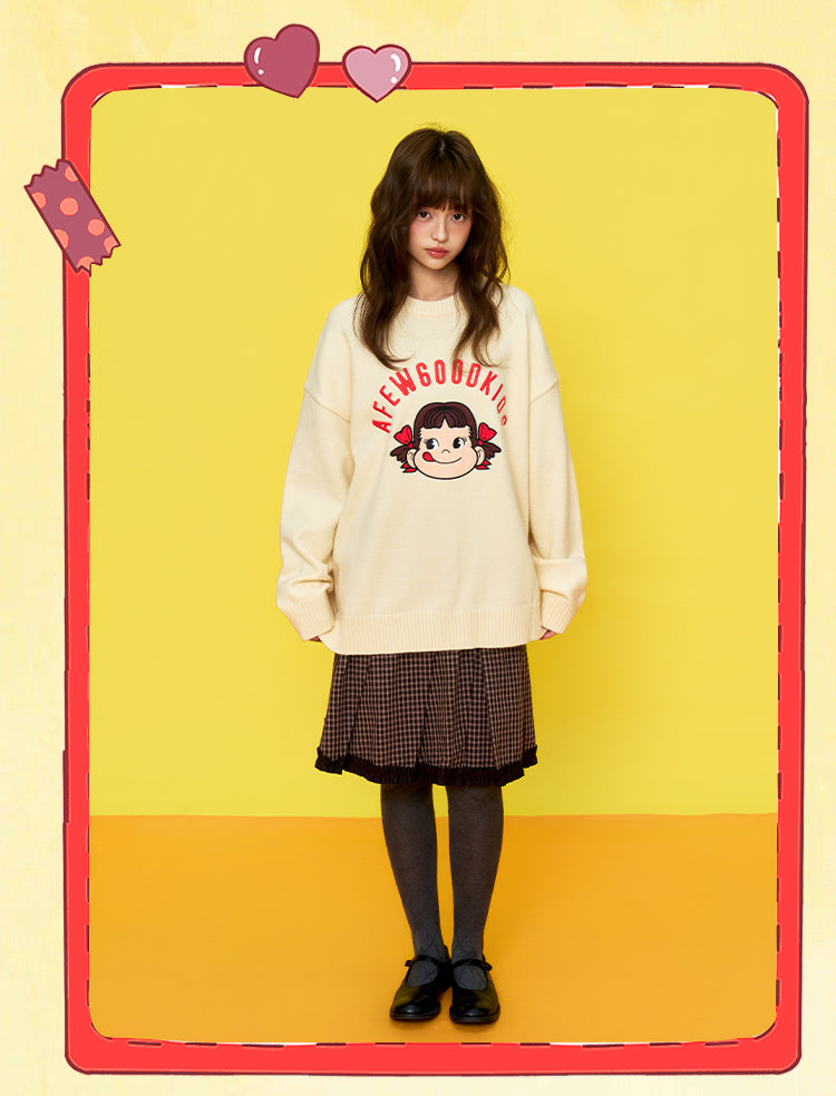 DONCARE(AFGK) "Fujiya logo sweater"