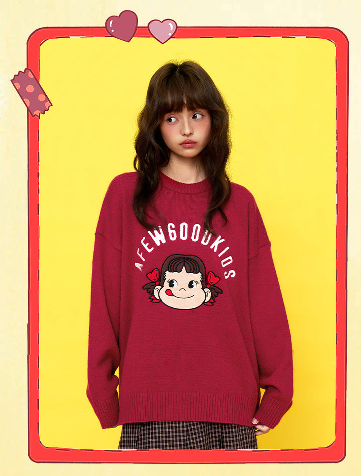 DONCARE(AFGK) "Fujiya logo sweater"