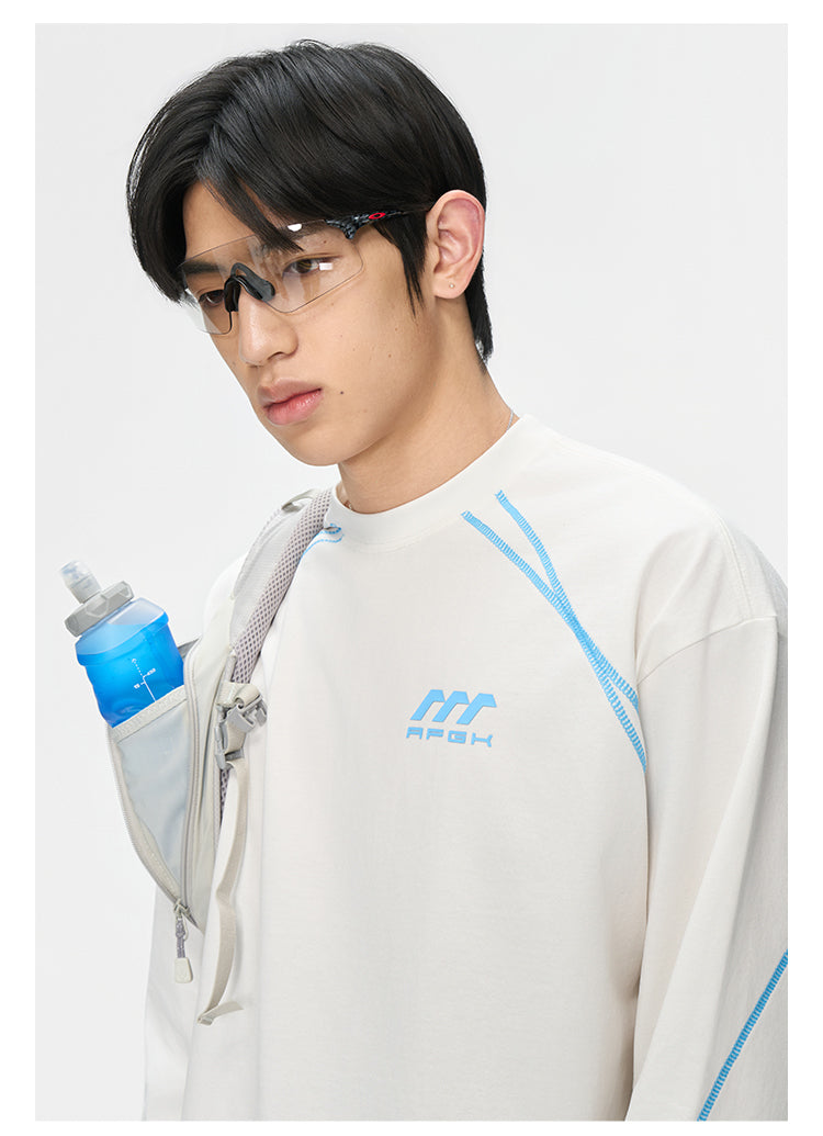 (AFGK) "Contour Stitch Quick-Dry Long Sleeve"