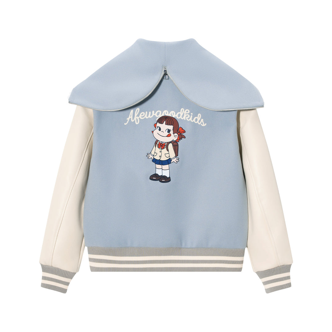 DONCARE(AFGK) "Sailor-Collar Varsity Jacket“