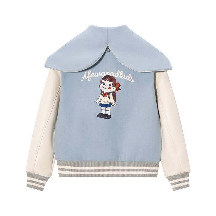 DONCARE(AFGK) "Sailor-Collar Varsity Jacket“