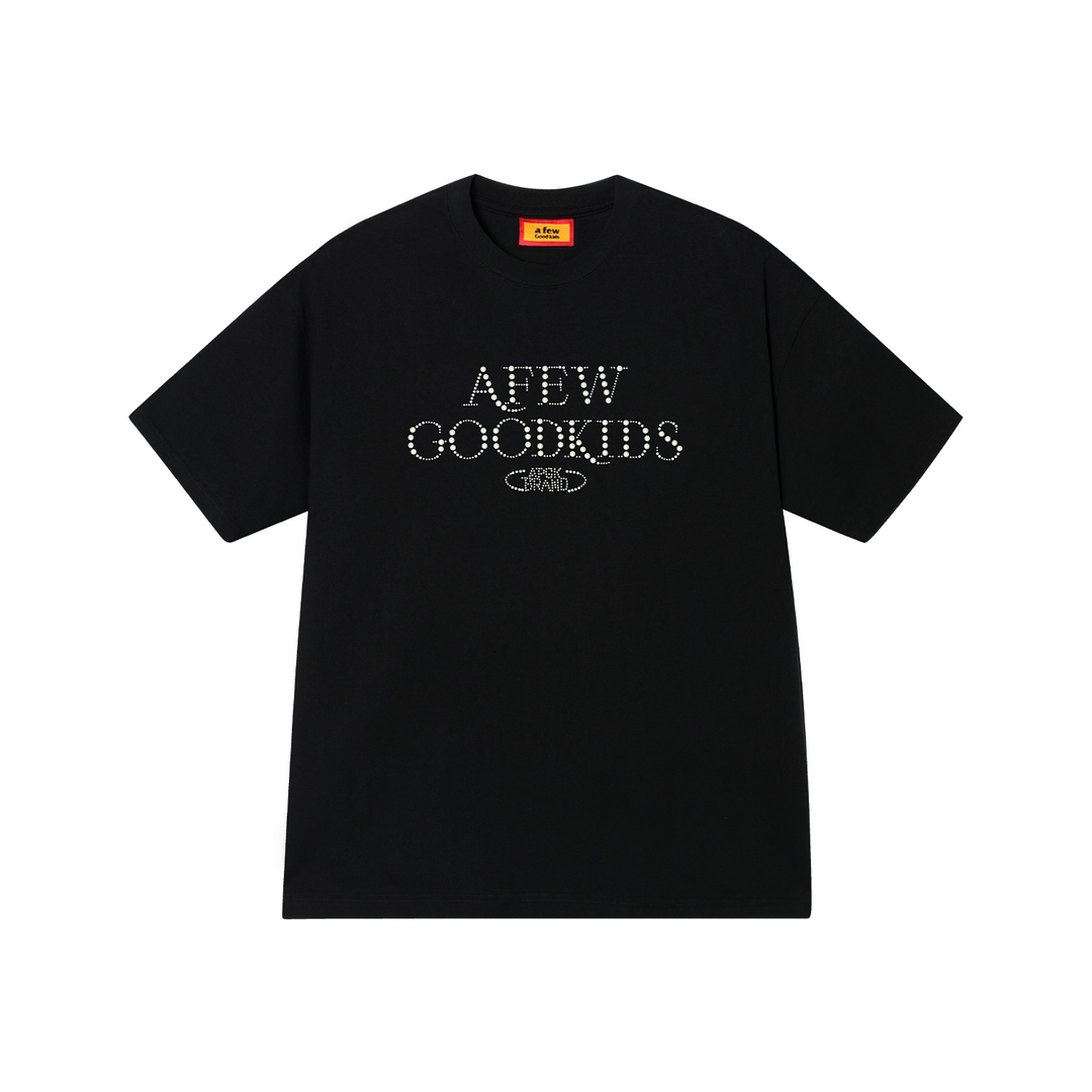 DONCARE(AFGK) "Pearl logo tee"