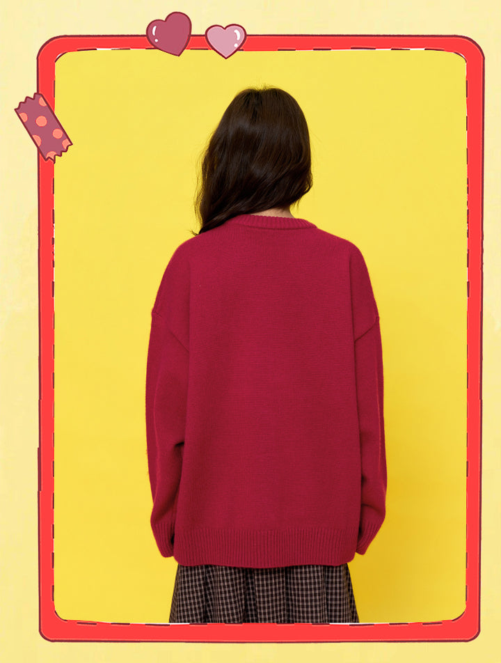 DONCARE(AFGK) "Fujiya logo sweater"