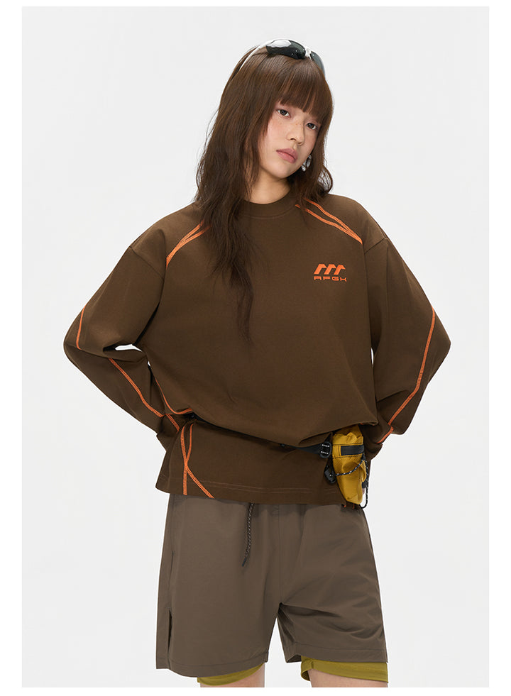 (AFGK) "Contour Stitch Quick-Dry Long Sleeve"