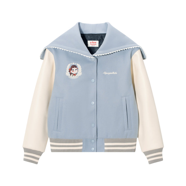DONCARE(AFGK) "Sailor-Collar Varsity Jacket“