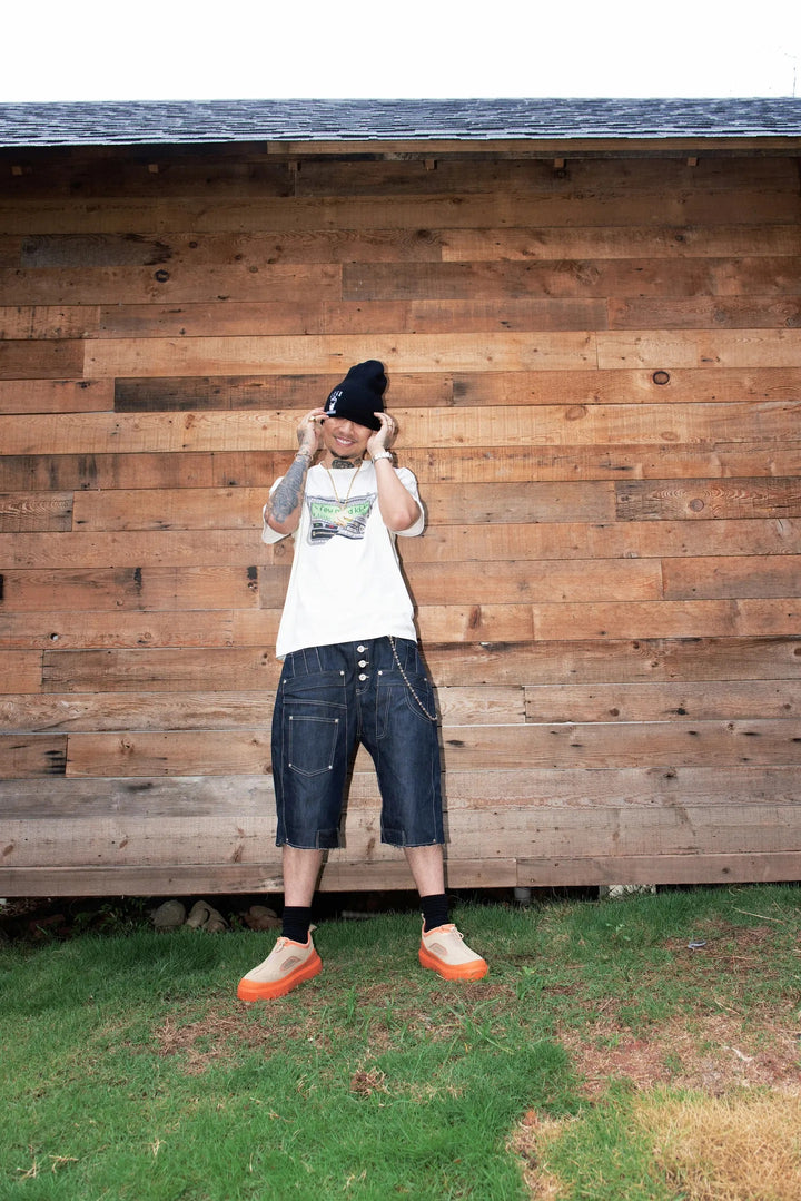 (AFGK) "Retro Diamond Pager Graphic Tee"