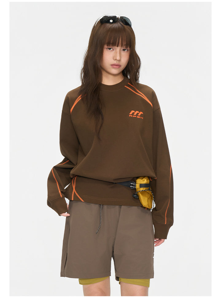 (AFGK) "Contour Stitch Quick-Dry Long Sleeve"