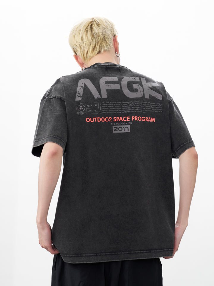 DONCARE(AFGK) "Space vintage tee"