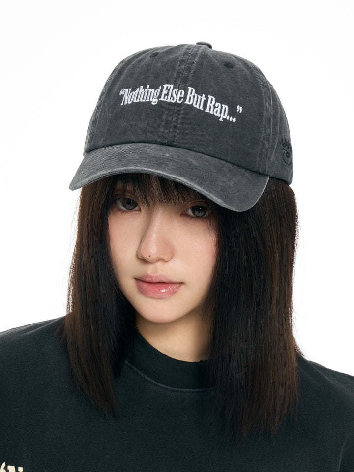 AFGK X MCHOTDOG "SLOGAN HAT" - BLACK