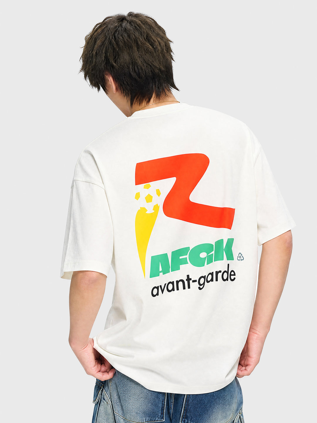 (AFGK) "World Cup Constrast Logo Tee"