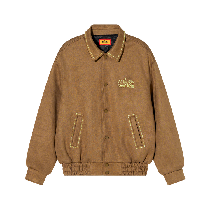 DONCARE(AFGK) "Ethnic Style logo suede jacket"