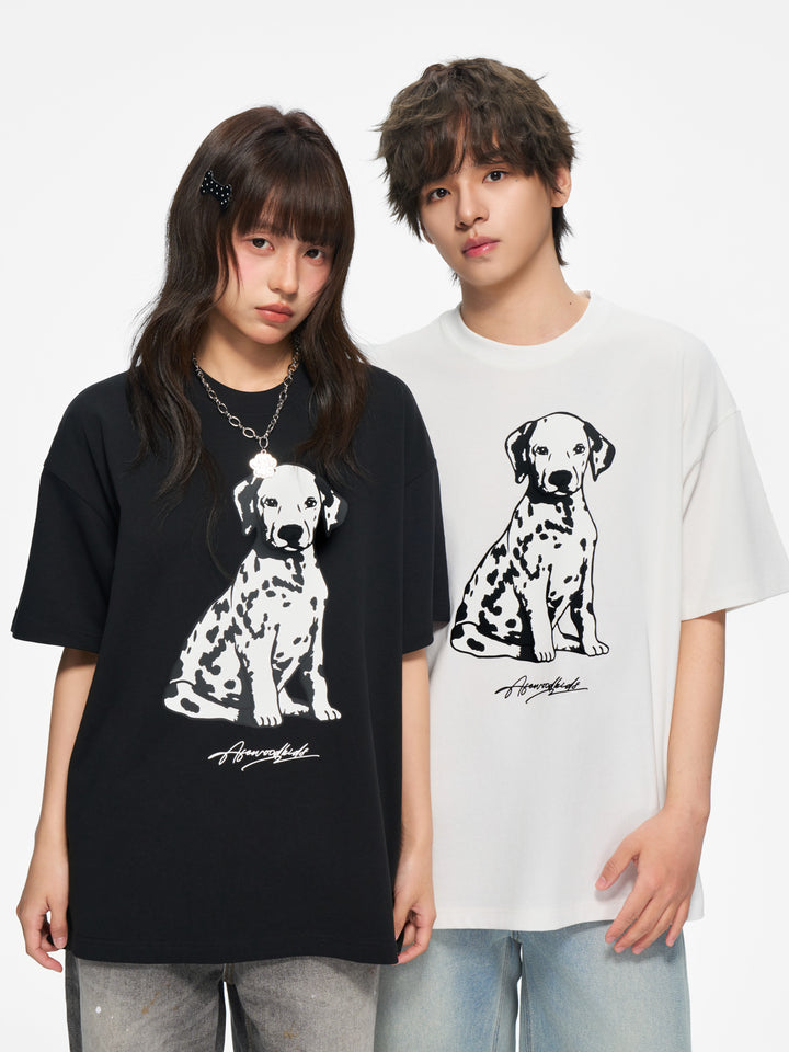 (AFGK) "Dalmatian Graphic Tee"