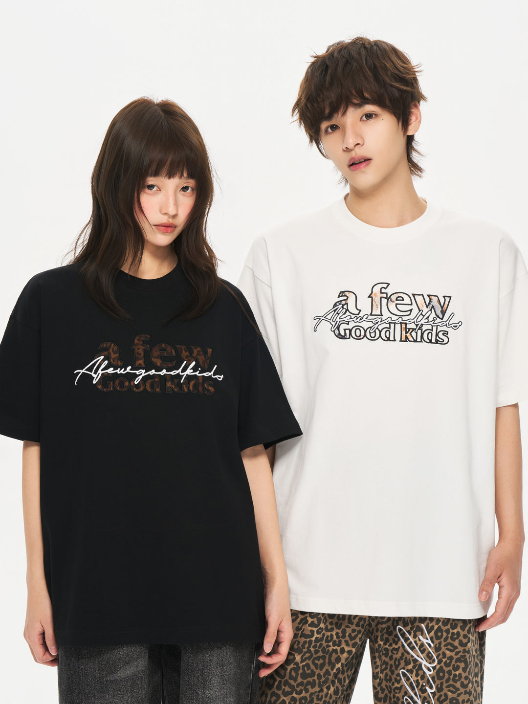 (AFGK) "Lace Flame Patch Logo T-Shirt"