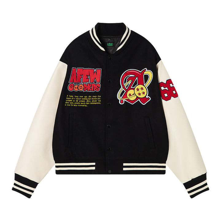 DONCARE(AFGK) "Dragon ball varsity jacket"