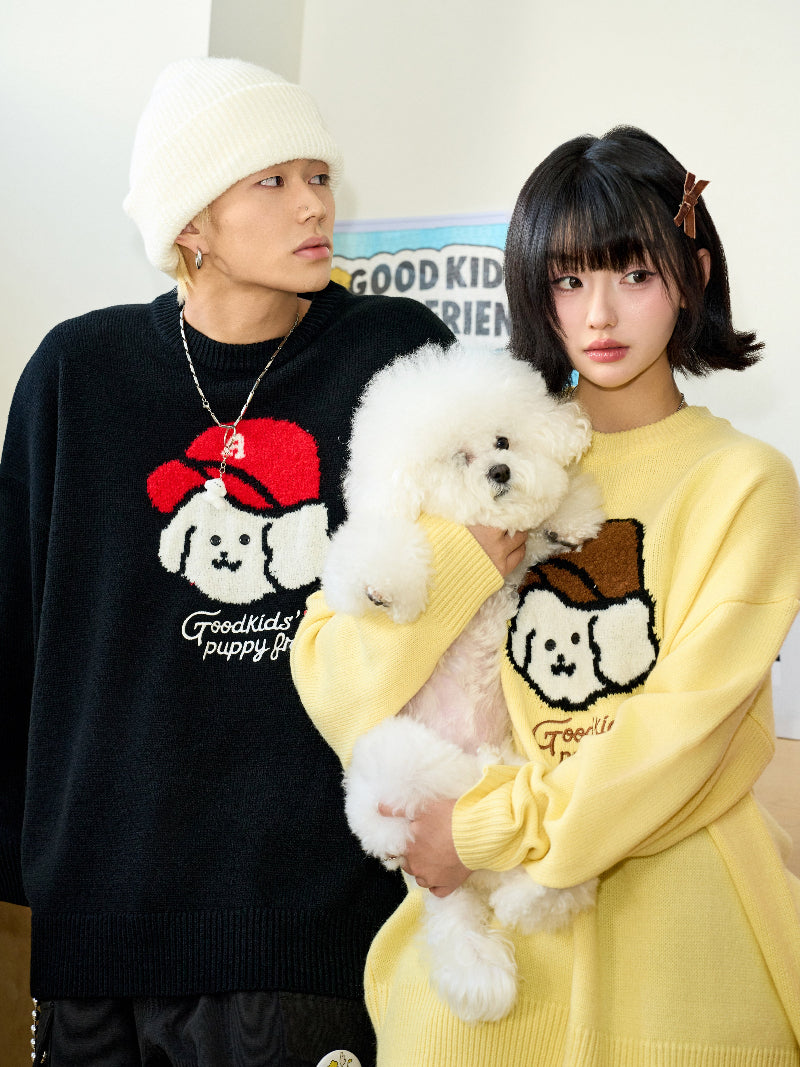 AFGK X TOMBONIA "Puppy logo jumper"