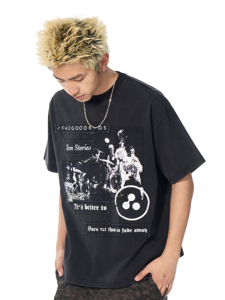 DONCARE(AFGK) "Punk band vintage tee"