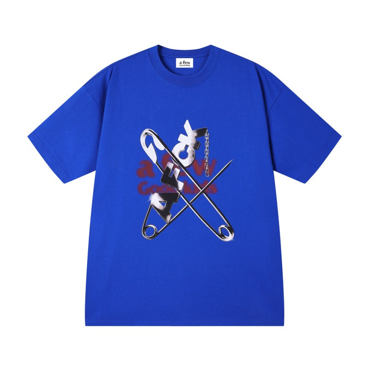 (AFGK) "Liquid Metal Pin Graphic Tee"