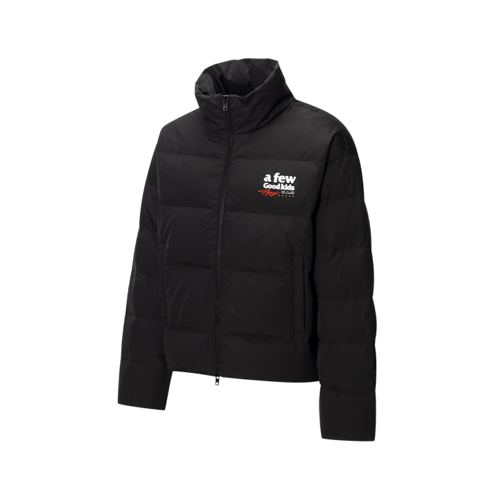 (AFGK) "Basic Embroidery Puffer Jacket"
