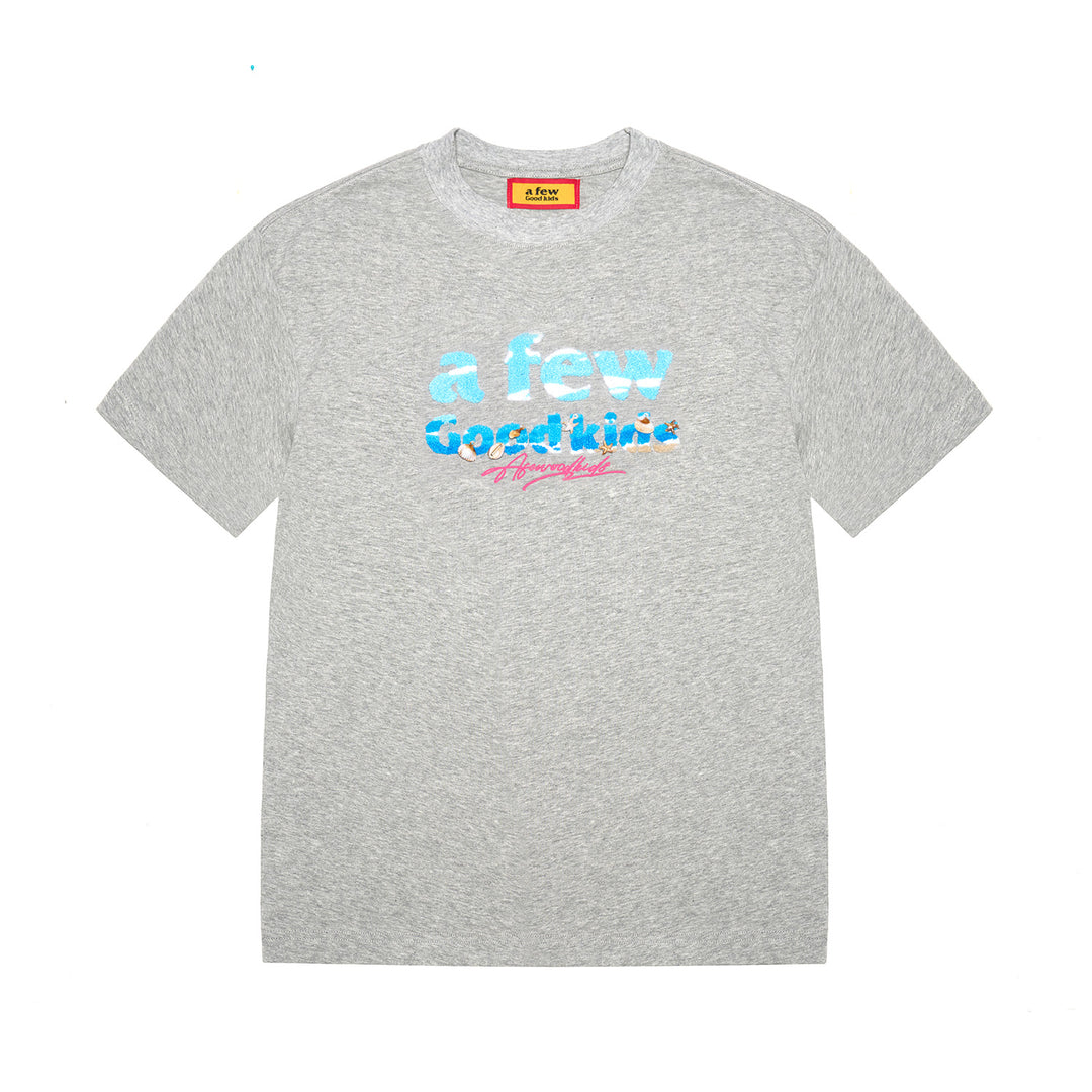 (AFGK) "Ocean Breeze Chenille Embroidery Tee"