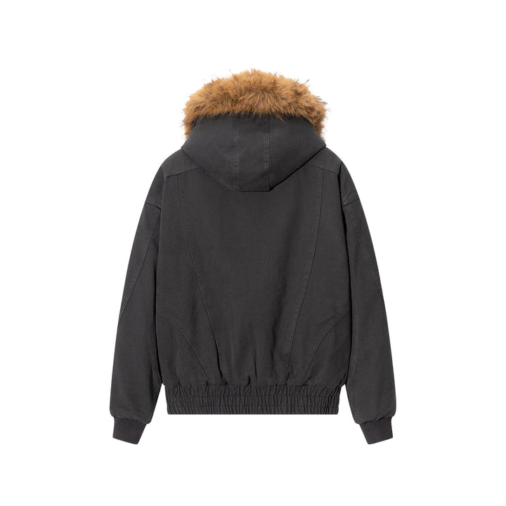 DONCARE(AFGK) "Paneled fur jacket"