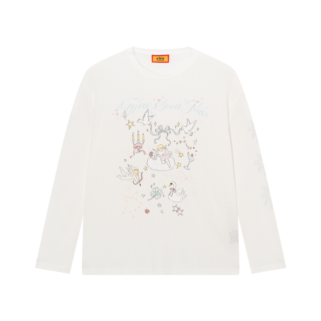 DONCARE(AFGK) "Cartoon logo sweatshirt"