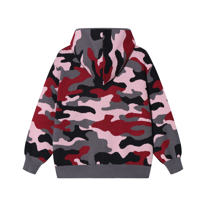 DONCARE(AFGK) "Camo zipped sweatshirts"