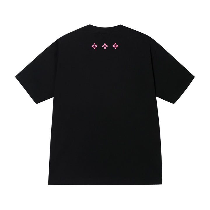 (AFGK) "Contrast Stitching logo T-shirt"