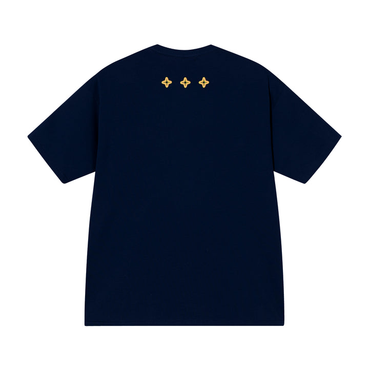 (AFGK) "Contrast Stitching logo T-shirt"