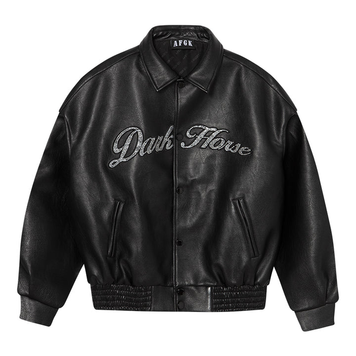 DONCARE(AFGK) “Dark horse leather jacket”