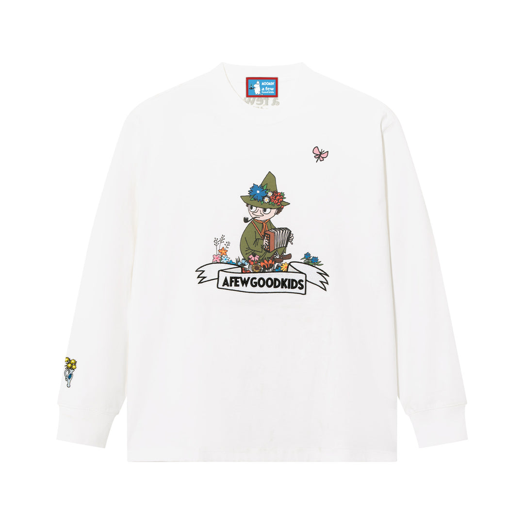 AFGK X MOOMIN "Logo long sleeve shirt"