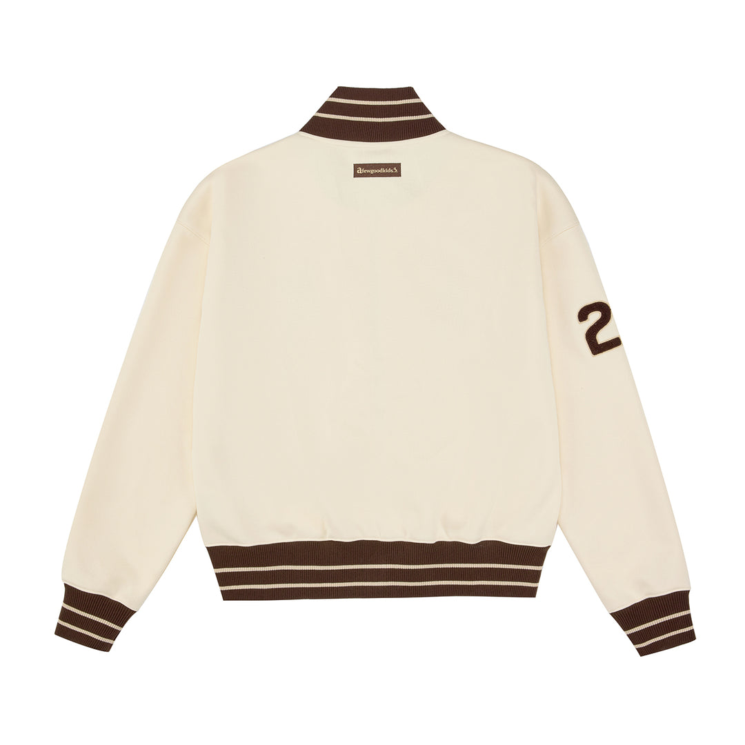(AGFK) "Retro Varsity Track Jacket"
