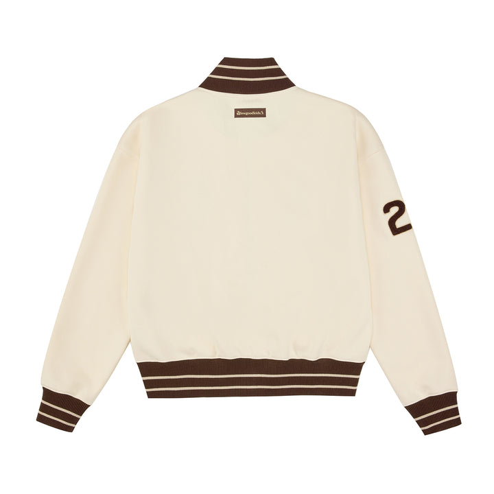 (AGFK) "Retro Varsity Track Jacket"