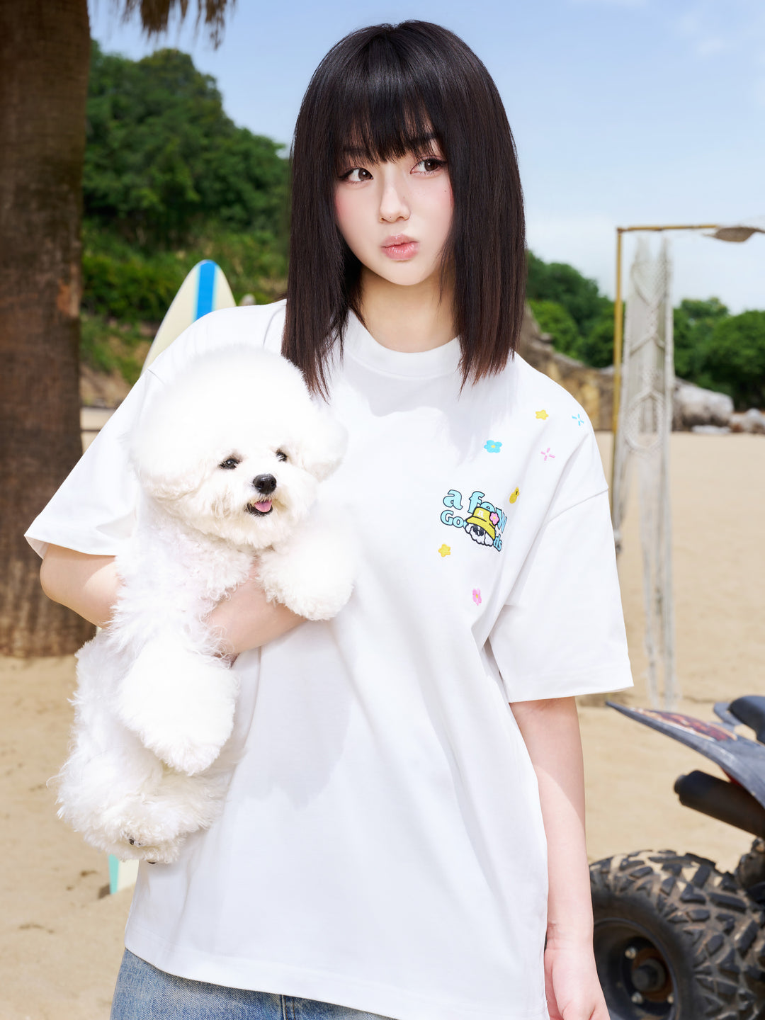 AFGK x Tombonia "Rainbow logo tee"