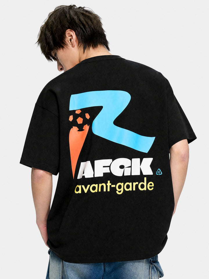 (AFGK) "World Cup Constrast Logo Tee"