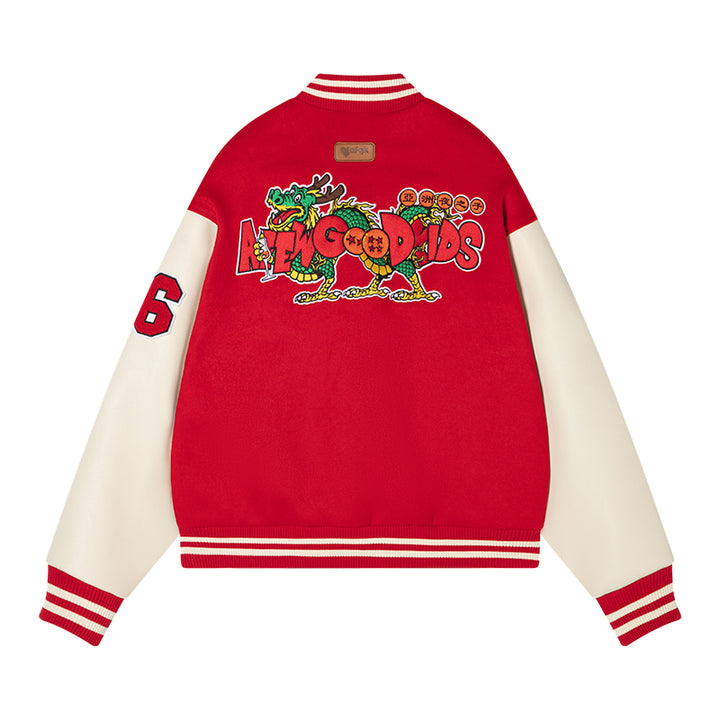 DONCARE(AFGK) "Dragon ball varsity jacket"