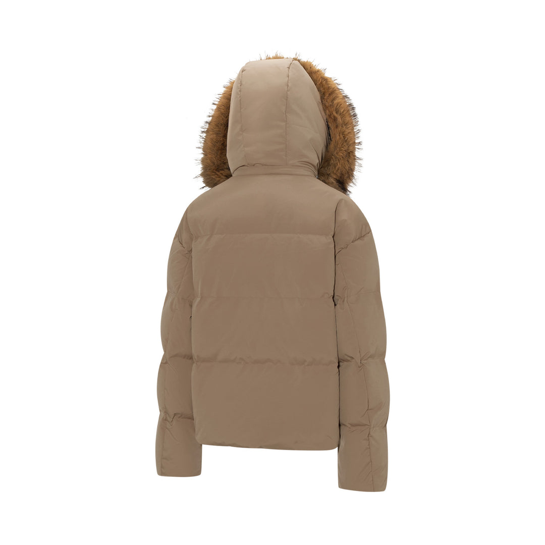 (AFGK) "Fur Hooded Down Jacket"